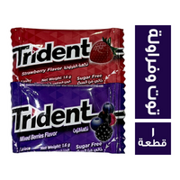 لبان ترايدنت طعم التوت و الفراولة