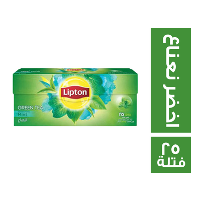 يونيليفر ليبتون فتلة 25 أخضر نعناع