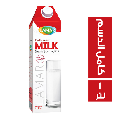 لمار لبن كيلو كامل الدسم * 12